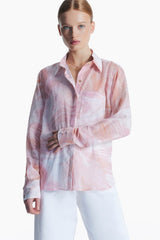 Akio shirt // pink quartz