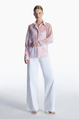 Akio shirt // pink quartz