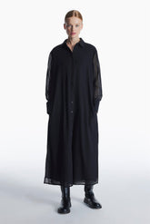 Chi dress // black netting