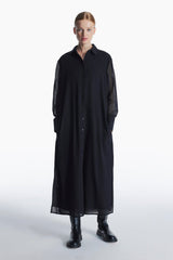 Chi dress // black netting