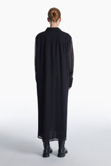 Chi dress // black netting