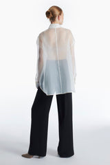 Yori shirt // silk organza