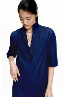 MINORU DRESS // navy blue