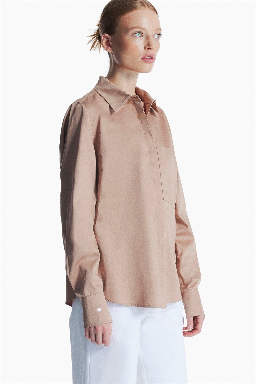 Akio shirt // brown