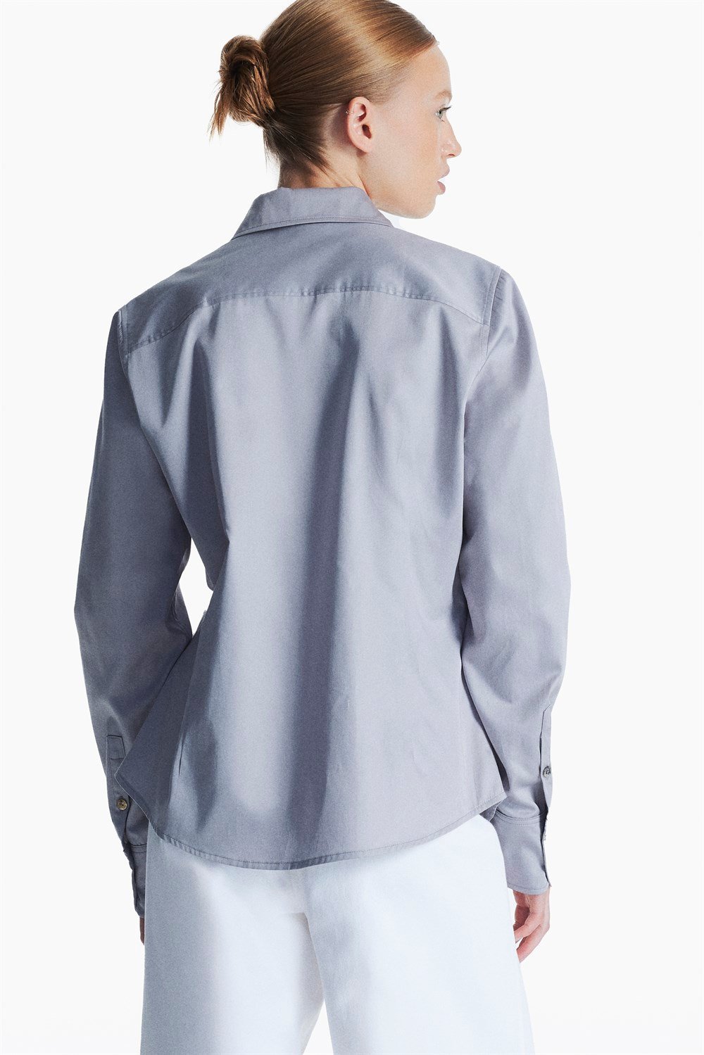 Akio shirt // gray – Marbleandco