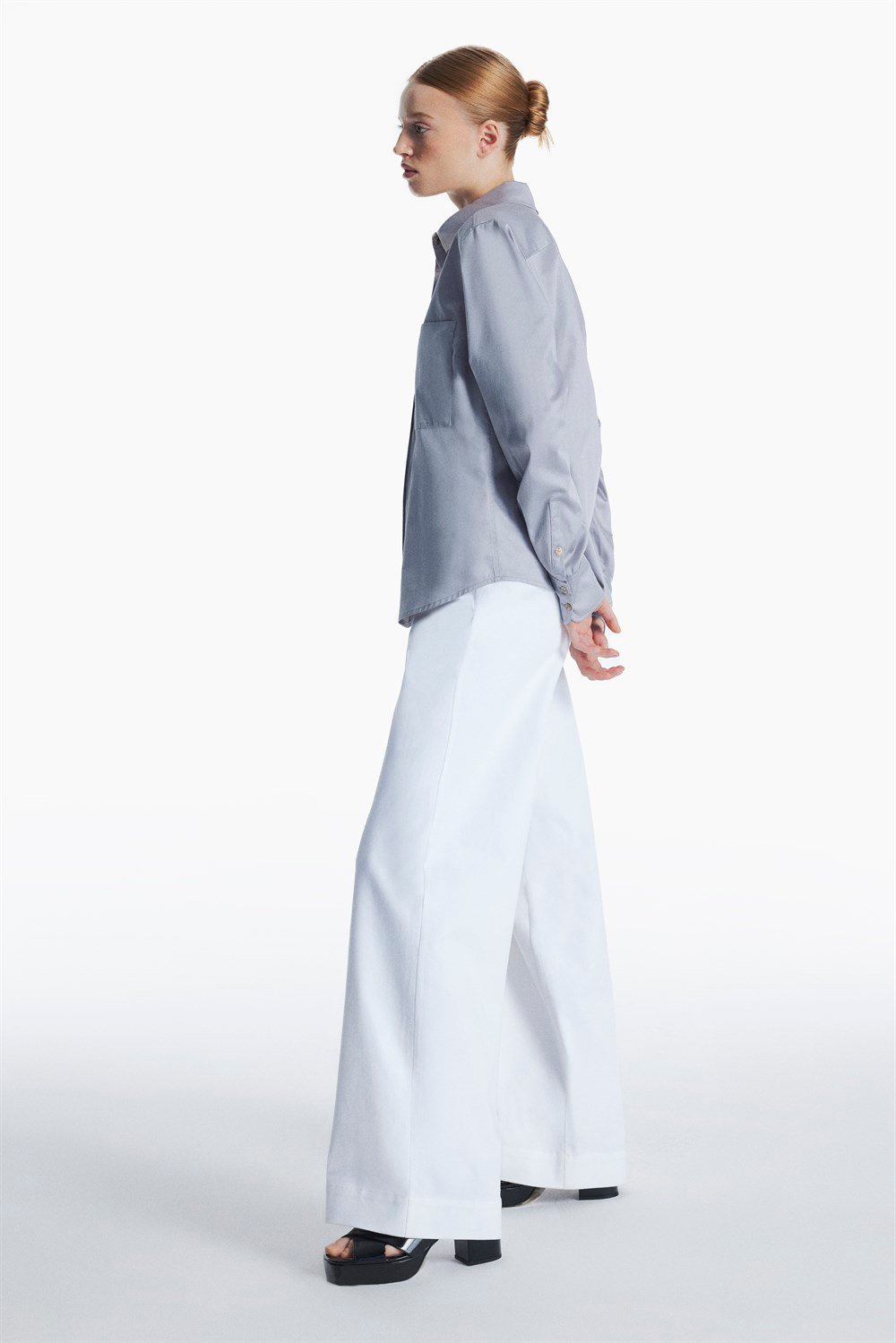 【SEAL限定商品】 Akio shirt Marbleandco – gray // トップス