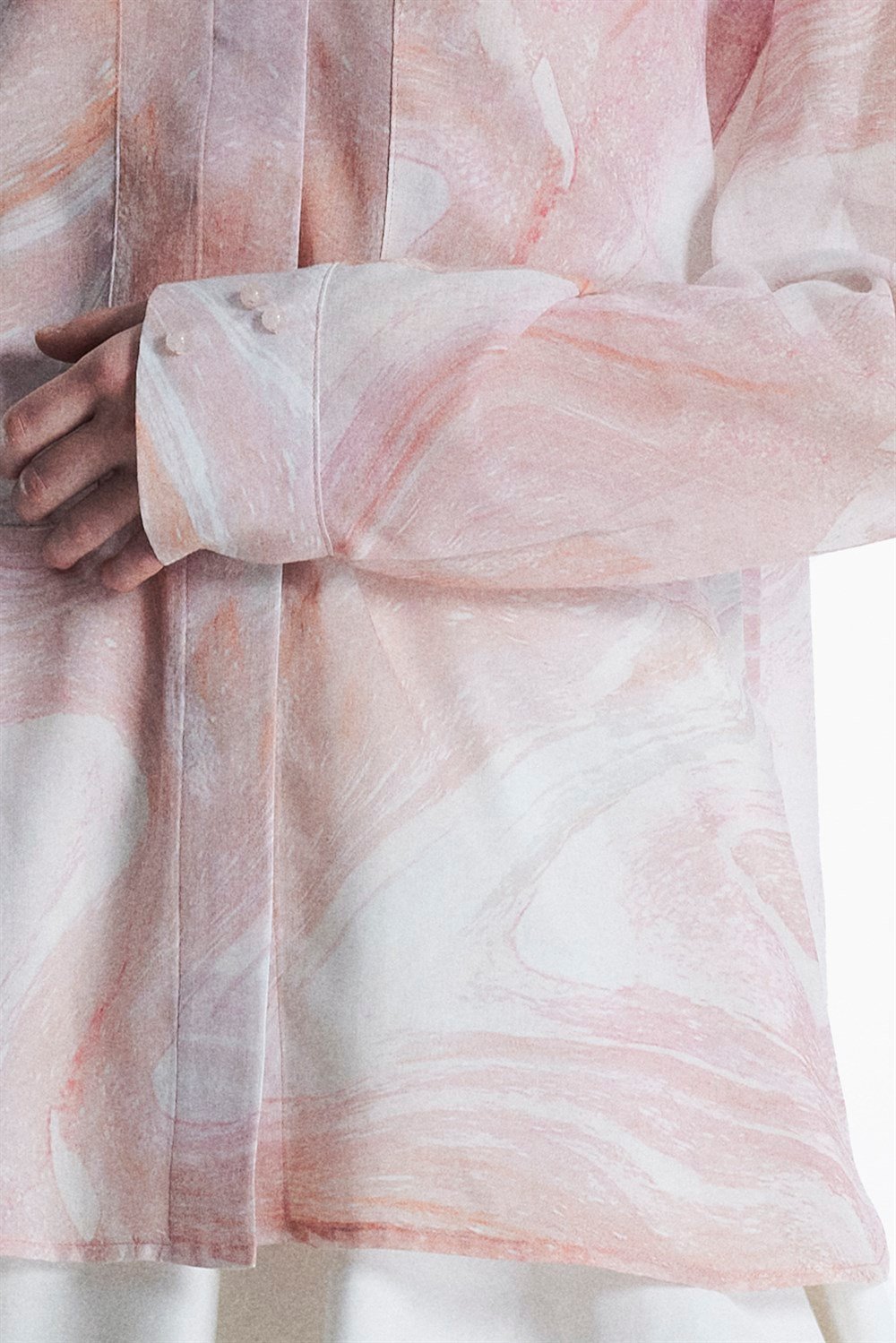 Yori shirt // pink quartz